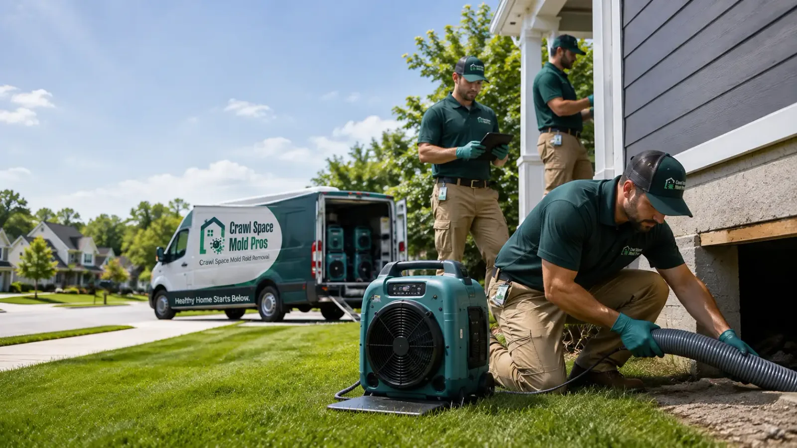 Crawl Space Mold Removal in Medford, WI
